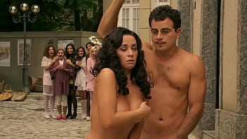 Man and woman were thrown out in the street naked and humiliated. Public humiliation. ENF