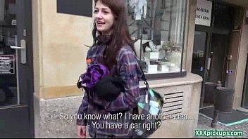 Public Pickups - Slutty blonde Czech babe is paid cash from some crazy public sex 18