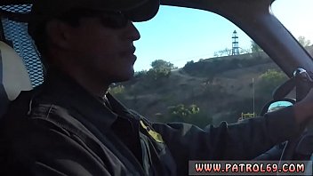 Police fuck and fake black female cop Brunette gets pulled over for a