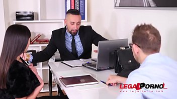 Business Seduced by Horny Milf Alyssia Kent For Hardcore DP Threesome GP063