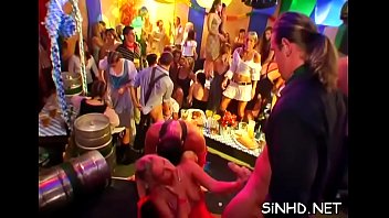 Wild girls are drenched with craving during orgy party