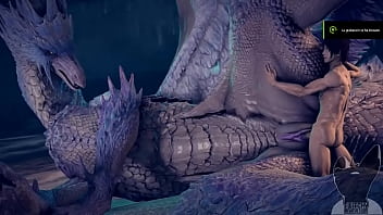 monster hunter dragon feral animation human sex fantasy