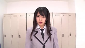 Tiny Provocative Japanese Teen In School Uniform Blowjob  - Mitsuki Nagisa