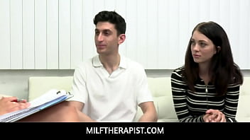 MilfTherapist  -  Stepsiblings Corra Cox and Nick Strokes have a therapy session with Dr. Kenzie Love which leads all three of them to get naked