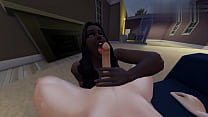 Skinny big-dick boy caught her fat black roommate squirting and fucks her. More at HENTAISIMS.COM
