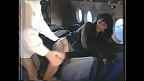 Anita Blond on the aeroplane