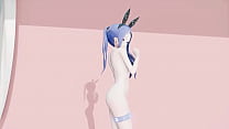 TYPE LO CHAN HENTAI MMD DANCE PLAYBOY COSTUME BLUE HAIR COLOR EDIT SMIXIX